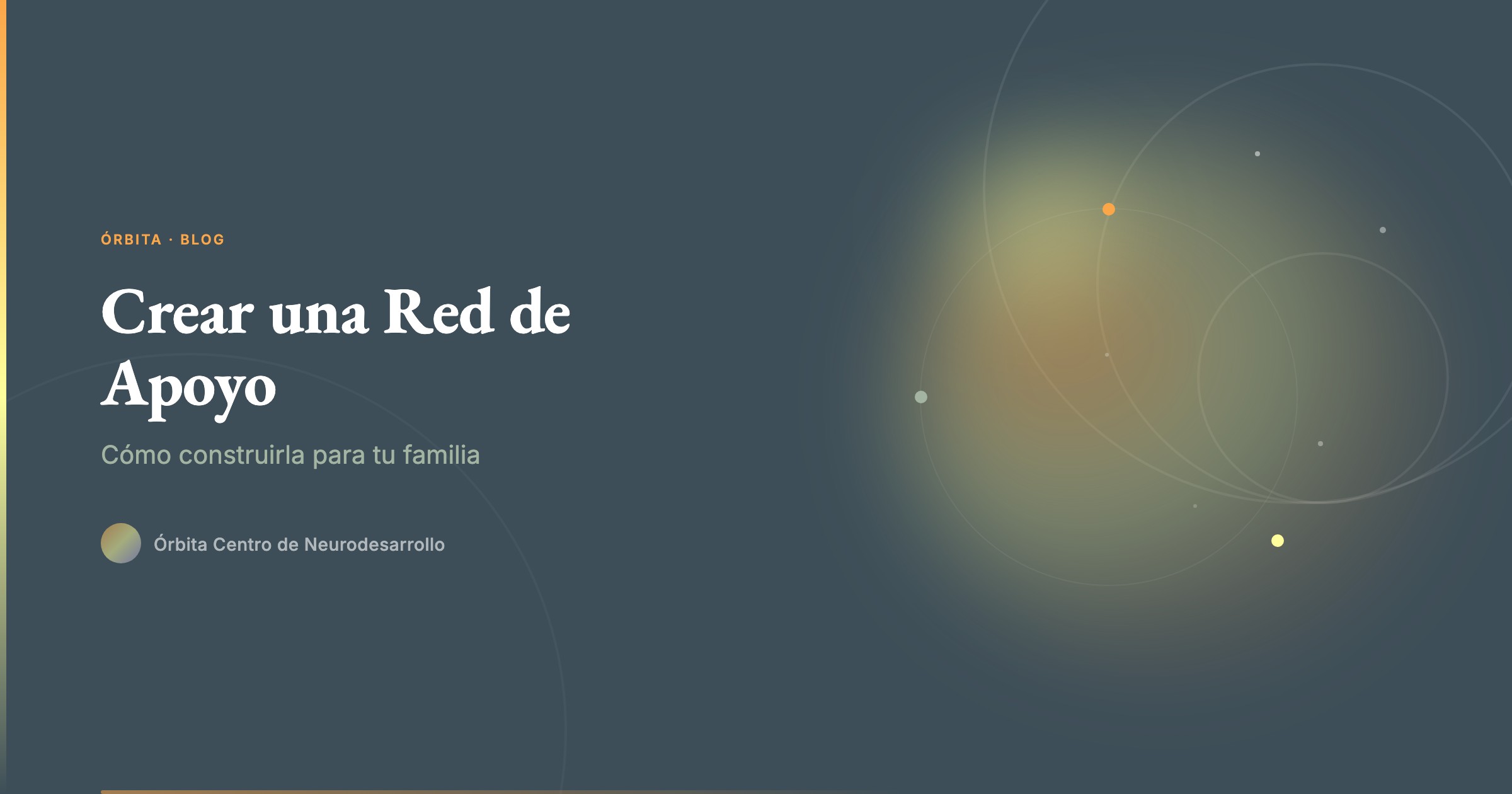 Ilustración de una red de apoyo familiar